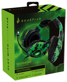 Headset SureFire Skirmish černý/zelený

 obrázek produktu 5 z 6