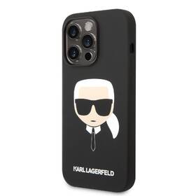 Kryt na mobil Karl Lagerfeld Liquid Silicone Karl Head na Apple iPhone 14 Pro černý

 obrázek produktu 1 z 4