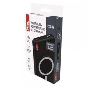 Powerbanka EMOS WI 1022D, 10 000 mAh, 22,5 W + Wireless černá

 obrázek produktu 8 z 8