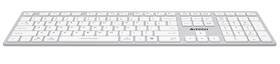 Klávesnice A4Tech FBX50C, CZ/SK layout bílá barva
