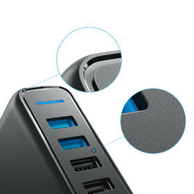 Nabíječka do sítě Anker PowerPort 5, Dual QC 3.0 63W, 5x USB-A černá

 obrázek produktu 2 z 8
