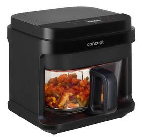 Fritéza horkovzdušná Concept FR5500 Glass & Fast, 5,5 l černá

 obrázek produktu 30 z 34