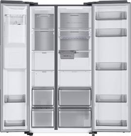 Americká lednice Samsung RS68CG885DS9EF stříbrná barva
