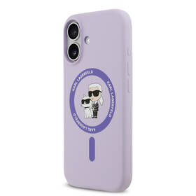 Kryt na mobil Karl Lagerfeld Liquid Silicone Karl and Choupette MagSafe na Apple iPhone 17 fialový

 obrázek produktu 2 z 7