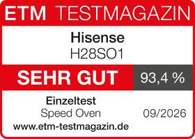 Mikrovlnná trouba Hisense H28SO1 Speed Oven 7in1 černá

 obrázek produktu 29 z 29