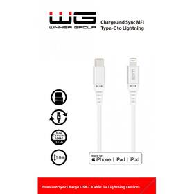 Kabel WG USB-C/Lightning, MFi, 1m bílý

 obrázek produktu 1 z 1