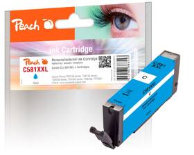 Inkoustová náplň Peach Canon CLI-581XXL, 12ml azurová

 obrázek produktu 1 z 1