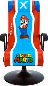 Herní židle Nintendo Mario - audio (se stojánkem) červená/modrá

 obrázek produktu 1 z 8