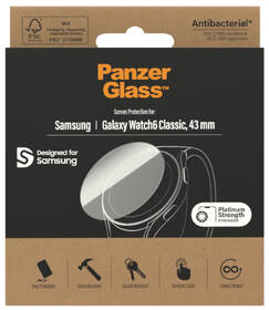Tvrzené sklo PanzerGlass na Samsung Galaxy Watch 6 Classic (43 mm) 
