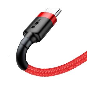 Kabel Baseus Cafule USB/USB-C, 2A, 2m černý/červený

 obrázek produktu 3 z 4