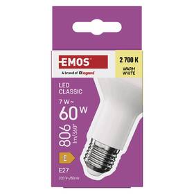 Žárovka LED EMOS Classic reflektor, 7 W, 806lm, E27, teplá bílá 

 obrázek produktu 3 z 13