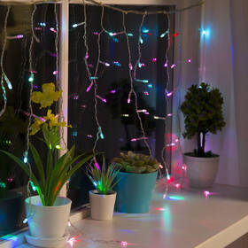 Vánoční osvětlení ColorWay vnitřní, 100 LED, 3× 0,6m, IP20, USB, vícebarevné 

 obrázek produktu 10 z 10