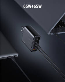 Nabíječka do sítě Voltme Revo 140 2xUSB-C, 1xUSB-A 140W černá

 obrázek produktu 2 z 3
