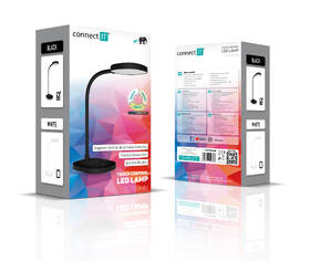 Stolní LED lampička Connect IT Glare černá

 obrázek produktu 4 z 4