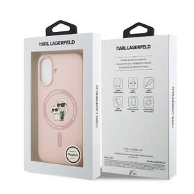 Kryt na mobil Karl Lagerfeld Liquid Silicone Karl and Choupette MagSafe na Apple iPhone 17 růžový

 obrázek produktu 7 z 7