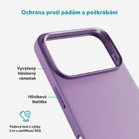 Kryt na mobil Epico Silicone Pro Mag+ na Apple iPhone 17 Pro Max fialový

 obrázek produktu 4 z 5