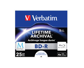 Disk Verbatim BD-R M-Disc 25GB, 4x, jewel box, 5ks 

 obrázek produktu 1 z 1