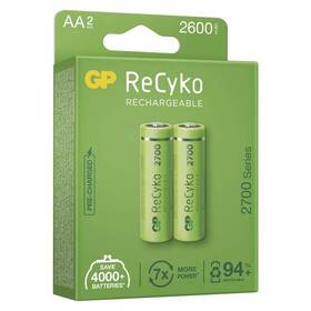 Baterie nabíjecí GP ReCyko, HR06, AA, 2600mAh, NiMH, krabička 2ks 

 obrázek produktu 2 z 5