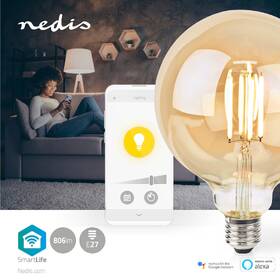 Chytrá žárovka Nedis SmartLife globe, Wi-Fi, E27, 806 lm, 7 W, Teplá Bílá 

 obrázek produktu 4 z 5