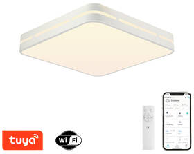 Stropní svítidlo IMMAX NEO LITE PERFECTO SMART, čtverec, 42cm, 48W, TUYA Wi-Fi bílé

 obrázek produktu 2 z 7