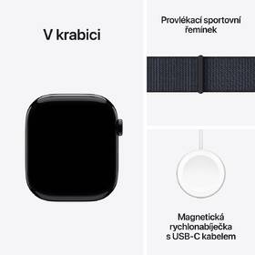 Chytré hodinky Apple GPS + Cellular 46mm pouzdro z klavírně černého hliníku - inkoustově fialový provlékací sportovní řemínek 

 obrázek produktu 8 z 8