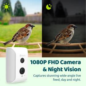 Ptačí krmítko Birdfy Ebony s kamerou (AI předplatné) 

 obrázek produktu 6 z 10