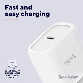 Nabíječka do sítě Trust MAXO 45W GaN, USB-C bílý

 obrázek produktu 12 z 14