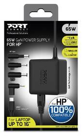 Napájecí adaptér PORT CONNECT GaN2 65 W, HP černý

 obrázek produktu 4 z 7
