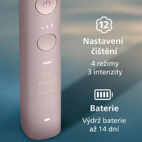 Zubní kartáček Philips HX9911/21 růžový

 obrázek produktu 1 z 17