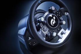 Volant Thrustmaster T-GT pro PS5, PS4 a PC + pedály černá barva
