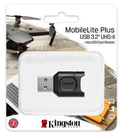 Čtečka paměťových karet Kingston MicroSD MobileLite Plus UHS-II černá

 obrázek produktu 3 z 3