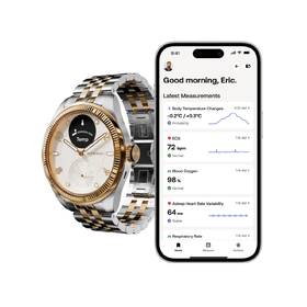 Chytré hodinky Withings Scanwatch Nova Brilliant 39 mm zlatá barva
