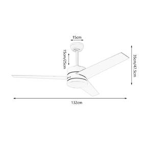 Stropní svítidlo IMMAX NEO LITE VARIABLE SMART LED s ventilátorem, 24W, Wi-Fi, TUYA bílé/hnědé

 obrázek produktu 7 z 9