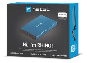 Box na HDD Natec Rhino Go, 2,5" SATA, 3.2 Gen1 modrý

 obrázek produktu 6 z 6