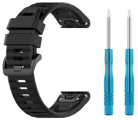 Řemínek FIXED Silicone Strap na Garmin QuickFit 22 mm černý

 obrázek produktu 2 z 4