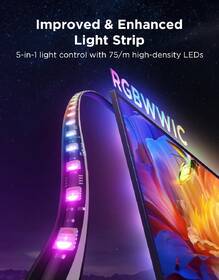 LED pásek Govee TV Backlight 3 Pro 75-85" RGBIC, 3,2m černý

 obrázek produktu 2 z 6