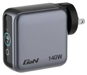 Cestovní adaptér Verbatim Mini GaN LCD, 3x USB-C PD 140 W, 1x USB-A QC 3.0, černá černý

 obrázek produktu 5 z 8