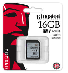 Paměťová karta Kingston 16GB UHS-I U1 (45R/10W) 

 obrázek produktu 2 z 2