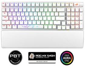Klávesnice Asus STRIX SCOPE II 96 (ROG NX Snow / PBT) - US bílá

 obrázek produktu 1 z 9