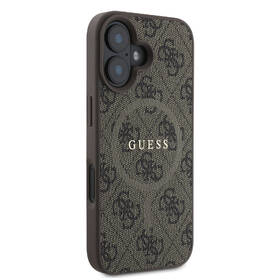 Kryt na mobil Guess PU Leather 4G Colored Ring MagSafe na Apple iPhone 16 hnědý

 obrázek produktu 3 z 7