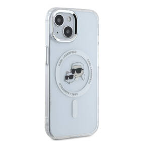 Kryt na mobil Karl Lagerfeld K&CH Heads Metal Frame na Apple iPhone 14, MagSafe průhledný

 obrázek produktu 1 z 5