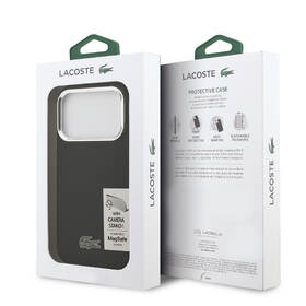 Kryt na mobil Lacoste Iconic Petit Pique Camera Stand MagSafe na Apple iPhone 17 Pro černý

 obrázek produktu 7 z 7