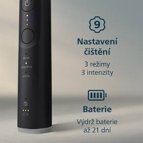 Set zubních kartáčků Philips HX7419/01 černý/bílý

 obrázek produktu 4 z 20