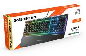 Klávesnice SteelSeries Apex 3 US černá

 obrázek produktu 8 z 8