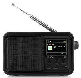 Radiopřijímač s DAB+ Hyundai PR 650 BTDAB černá barva
