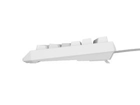 Klávesnice Genesis THOR 230, TKL, RGB, Outemu Red, bezdrátová, US layout bílá barva
