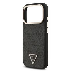 Kryt na mobil Guess 4G Strass Triangle Logo Gold Frame MagSafe na Apple iPhone 18 Pro černý

 obrázek produktu 3 z 6