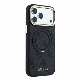 Kryt na mobil Guess PU 4G Ring Stand MagSafe na Apple iPhone 18 Pro černý

 obrázek produktu 3 z 6