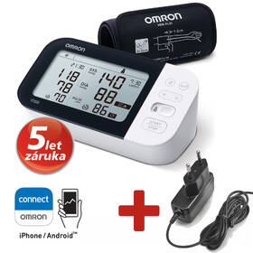 Tlakoměr na paži OMRON M7 Intelli IT s Afib+ZDROJ 

 obrázek produktu 1 z 2