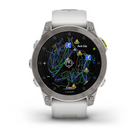 Chytré hodinky Garmin epix (Gen 2) Sapphire - Titan/White Silicone Band 

 obrázek produktu 6 z 12
